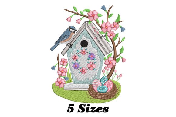 Bird House Embroidery Design Review