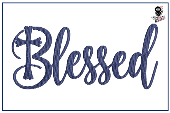 Blessed with Christian Cross Design Review