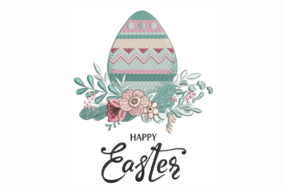 Easter Egg, Happy Easter Embroidery Review