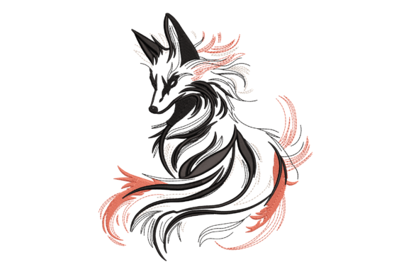 Fox Sketch: The Perfect Seasonal Embroidery Design