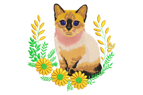 Graceful Siamese Cat: A Designer's Review for Boutique Apparel