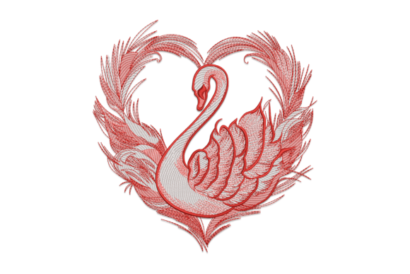 Heart Swan: A Smart Addition for Your Embroidery Shop