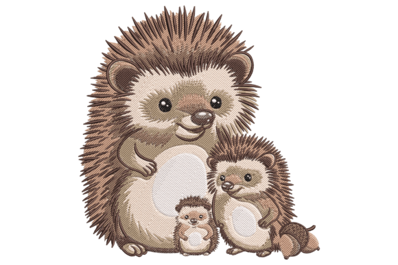 Hedgehog Family Cuddles: A Designer's Review for Personalized Gifts