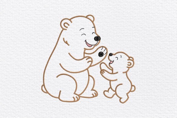 Mother and Baby Bear: A Boutique Sweatshirt Design Review