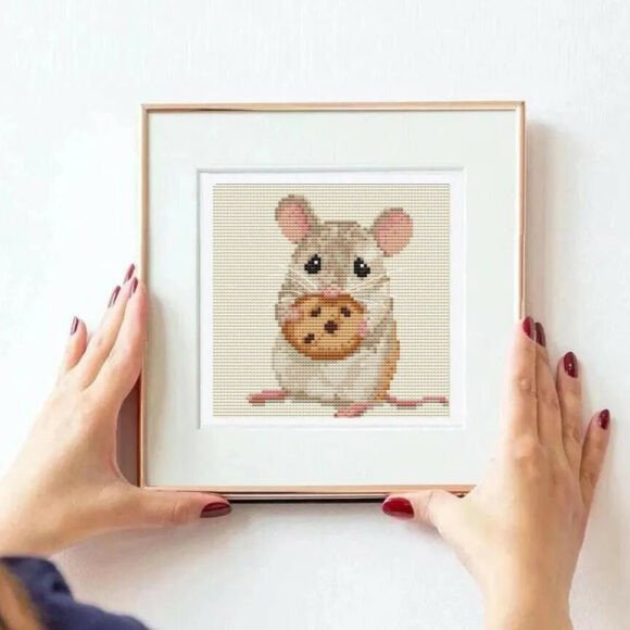 Mouse with Chocolate Cookie Cross Stitch Review