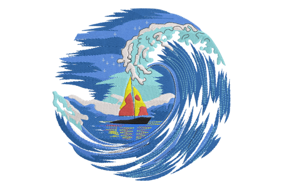 Ocean Wave and Sailboat: A Designer's Review for Personalized Gifts