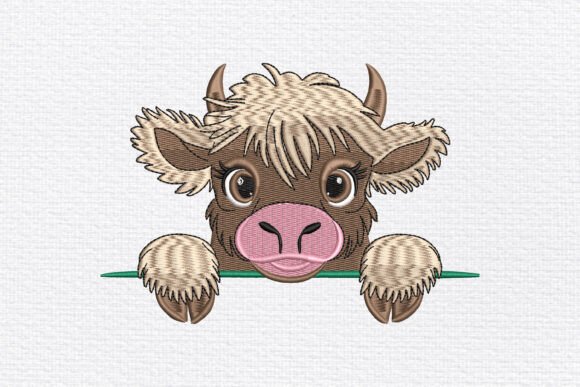 Peeking Highland Cow: A Designer's Review for Craft Fairs