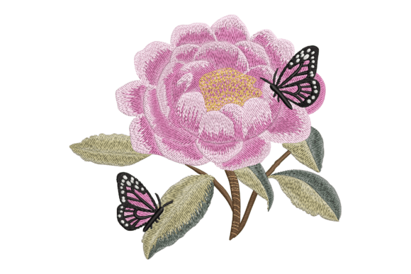 Peony Flower and Butterflies: A Designer's Review for Small Business Merch
