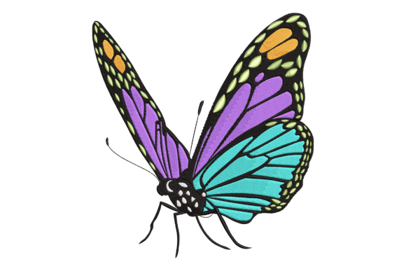 Rainbow Butterfly Embroidery Review for Boutique Apparel