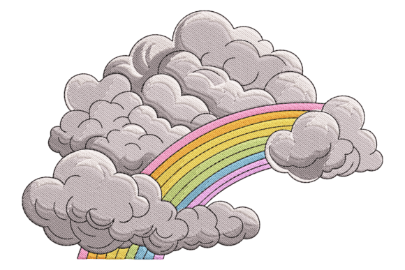 Rainbow Cloud Embroidery Review